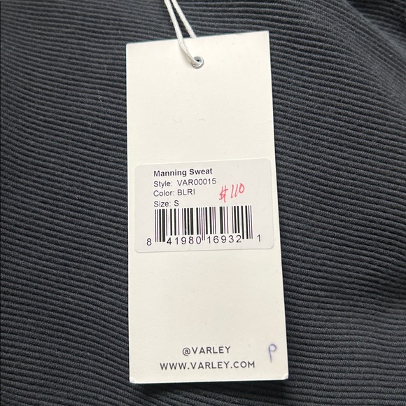 Varley Manning sweat black rib - Picture 3 of 3